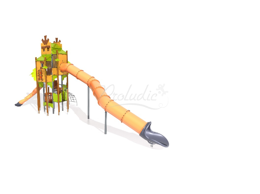 Duża wieża Amazonia - zjeżdżalnie z polipropylenu J47201P