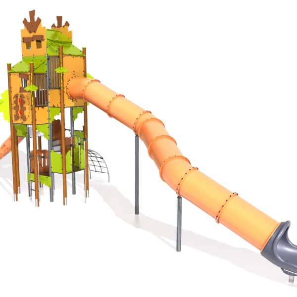 Duża wieża Amazonia - zjeżdżalnie z polipropylenu J47201P