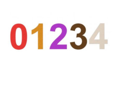 Figura do nawierzchni EPDM cyfry (1 cyferka)