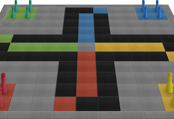 Gra podwórkowa "Chińczyk"