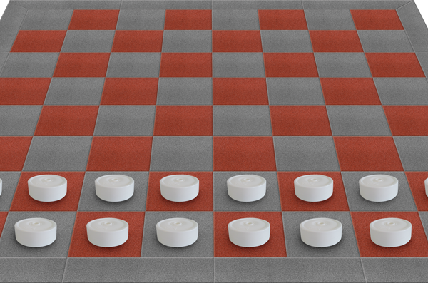 Gra podwórkowa "Warcaby"