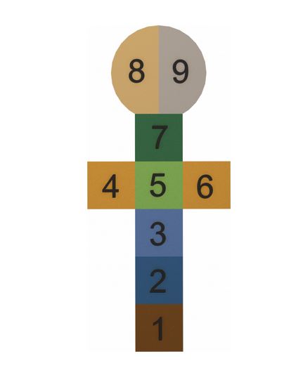 Figura do nawierzchni EPDM "gra w klasy 4 (60/60)"