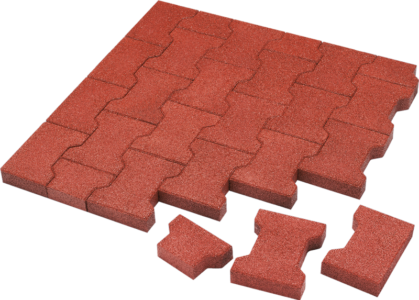 Kostki brukowe gumowe