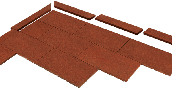 Gumowe obrzeże skośne 1000x25mm