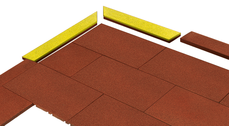 Gumowe obrzeże skośne 1000x25mm EPDM Gumowe obrzeże skośne 1000x25mm EPDM