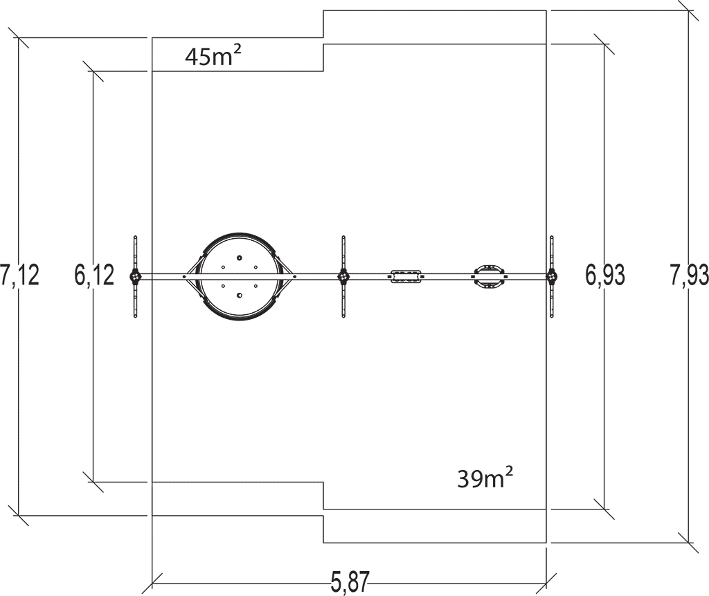 Huśtawka bocianie gniazdo