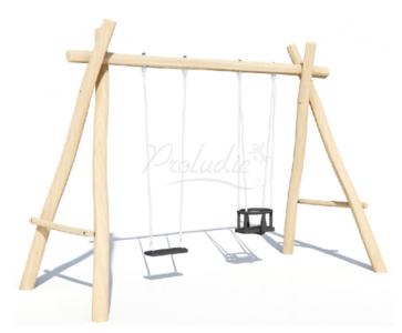 HUŚTAWKA WAHADŁOWA Z ROBINII J489