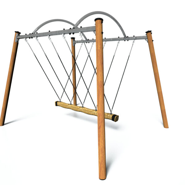 Huśtawka wieloosobowa drewniania J442