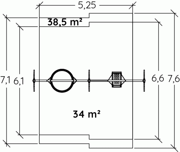 Huśtawka bocianie gniazdo / hamak J492