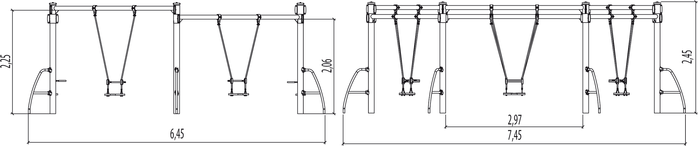 Huśtawka wahadłowa J482