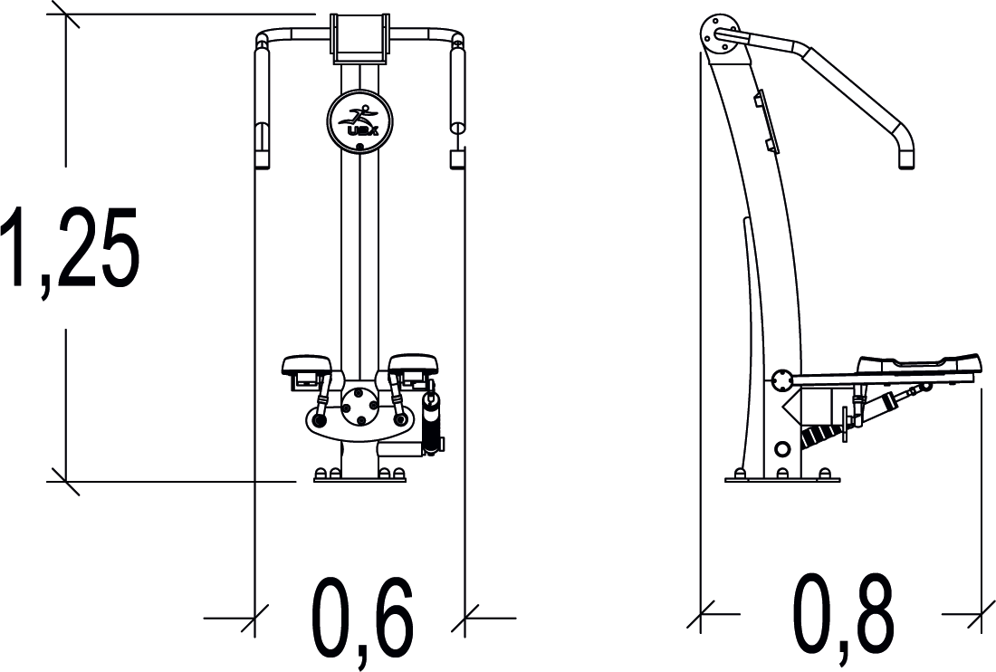 Hydrauliczny Stepper Urbanix R37-UBX-292B