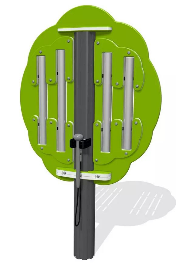 Instrument dzwony rurowe muzyczne drzewo