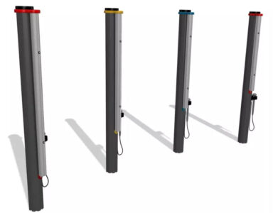 Muzyczne rury na plac zabaw FIVMC4-AL-WP