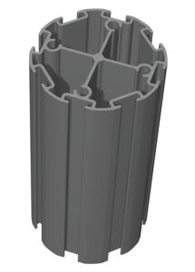 Słup z wytłaczanego aluminium - instrumenty muzyczne na plac zabaw