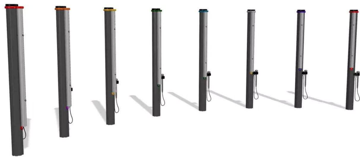 Muzyczne tuby na szkolny plac zabaw