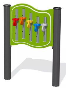 Instrument muzyzczny na plac zabaw przy szkole