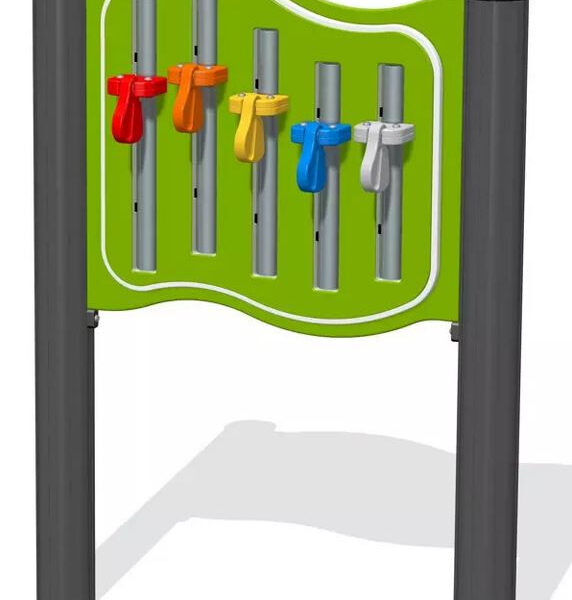 Instrument muzyzczny na plac zabaw przy szkole