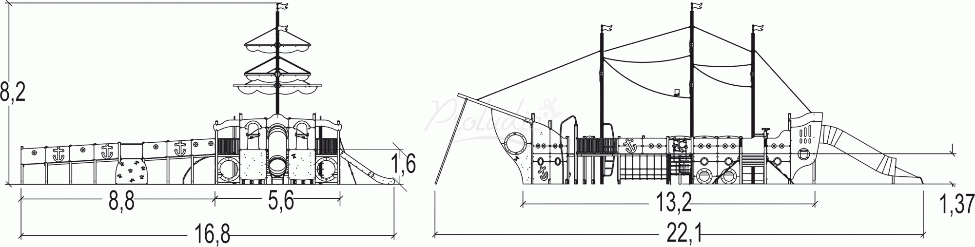 Galeon Statek integracyjny J1960