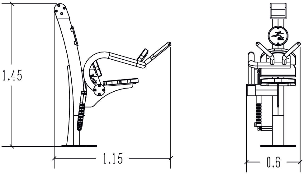 Hydrauliczny Trener Brzuszny Urbanix R37-UBX-211