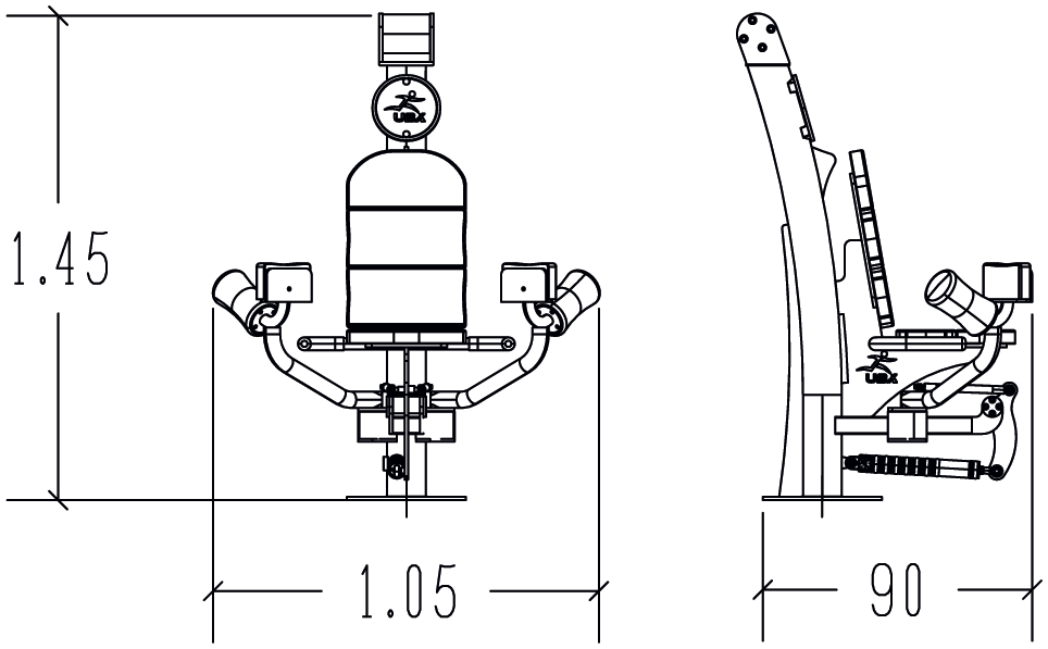 Hydrauliczny trener ud Urbanix R37-UBX-218