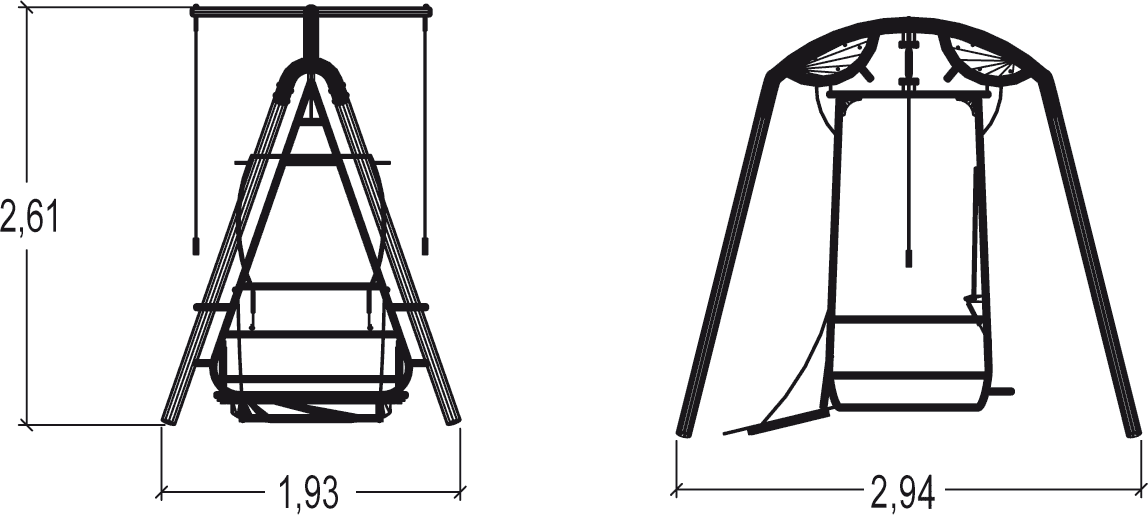 Huśtawka dla niepełnosprawnych  R49-IPY-161